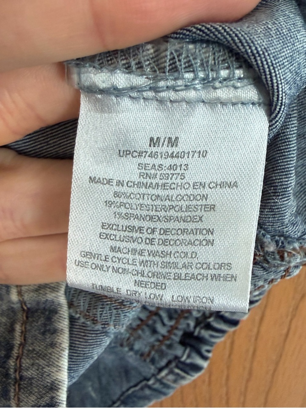 DREAM OUT LOUD Y2K Vintage Acid Wash Denim Bustier Star Stud Crop Top Size M - Picture 7 of 9